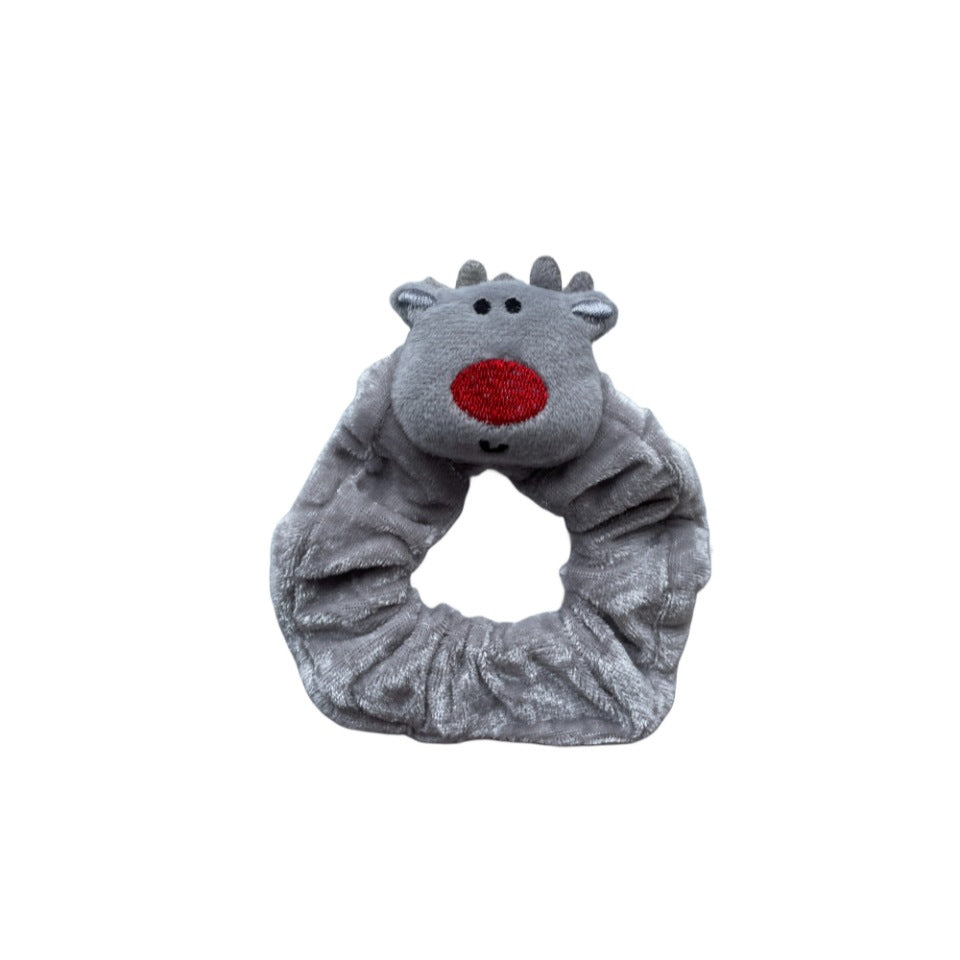 Santa Claus Cartoon Head Elk Hair Ring Headdress