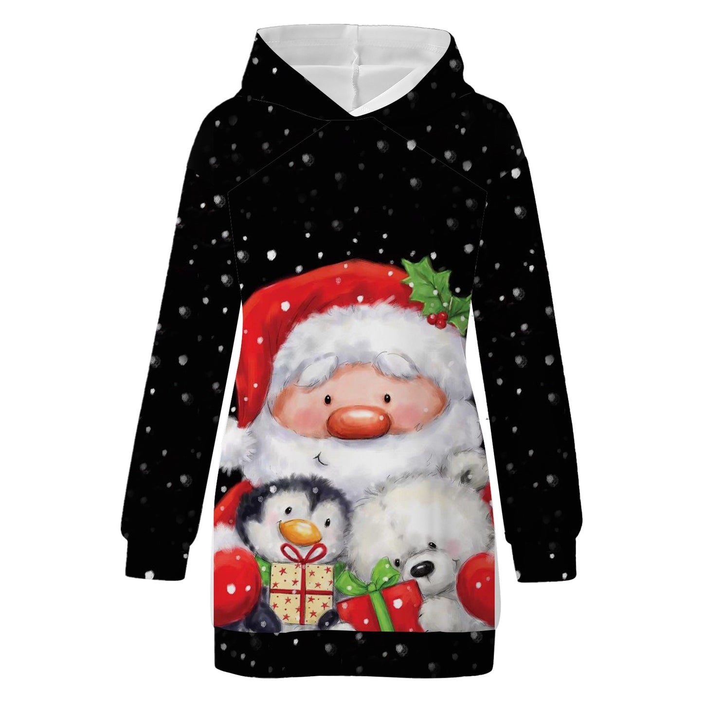 Christmas Print Hoodie Digital Printing
