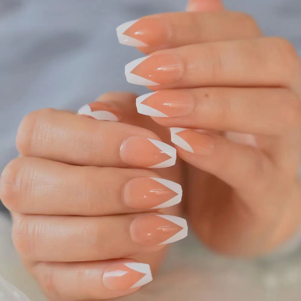 Removable Wear Nail Art Ballet A Fake Nail Patch