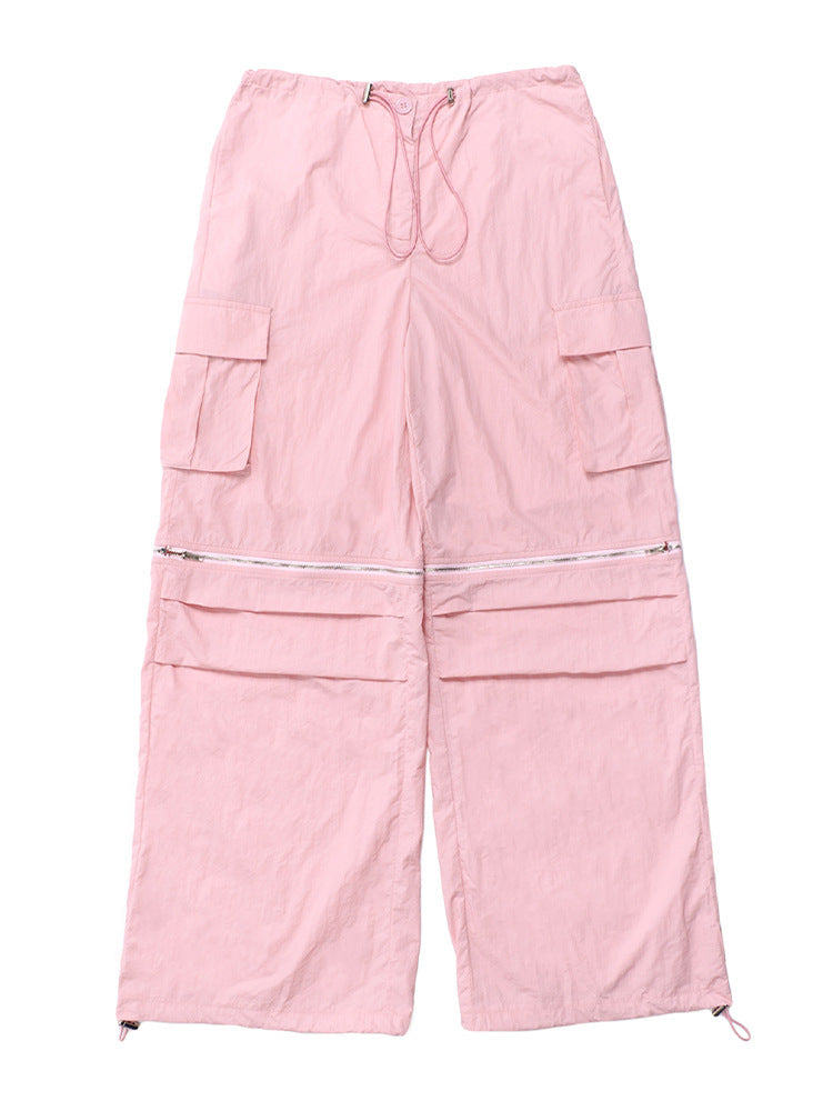 Overalls New Split Loose Zip Trousers