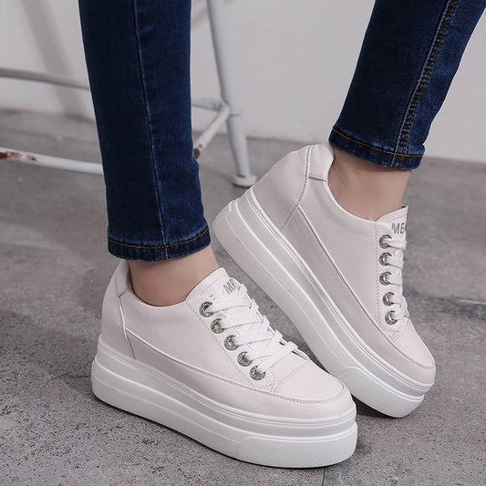 Lace-up Platform Platform High-rise Sneakers