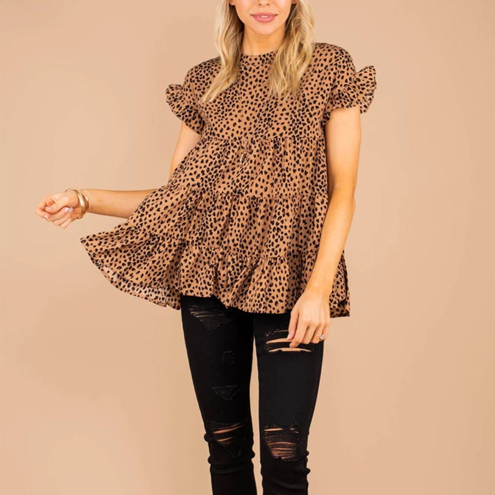 Summer Fashion Trend New Printed Short Sleeves