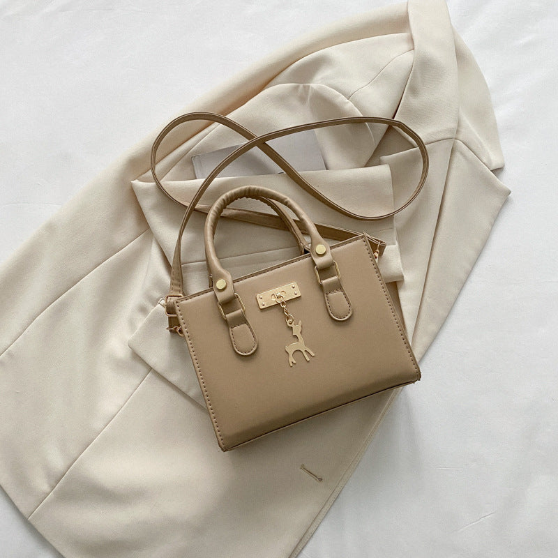 Women's Fashion Small Solid Color Square Bag