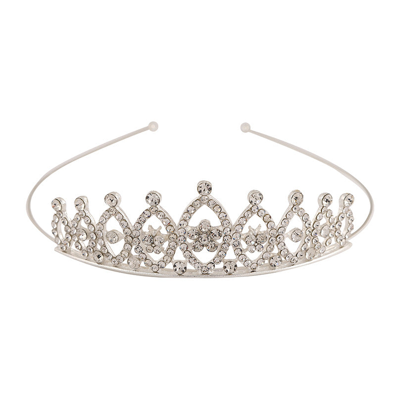 Children's Rhinestone Three-dimensional Crown Headband