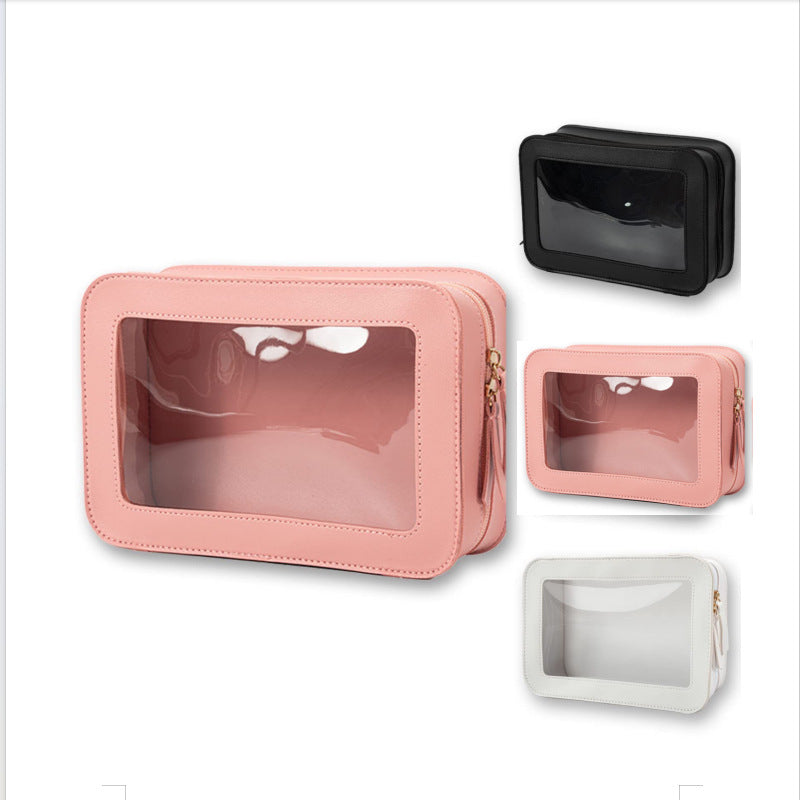 Transparent PVC Washing And Makeup Bag Travel