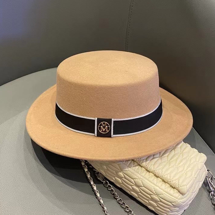 Retro flad tophat filthat til kvinder