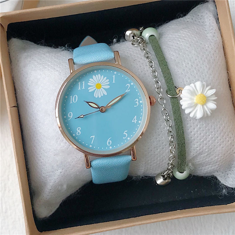 match Fashion Trendy Girls' Cute Quartz Watch Set