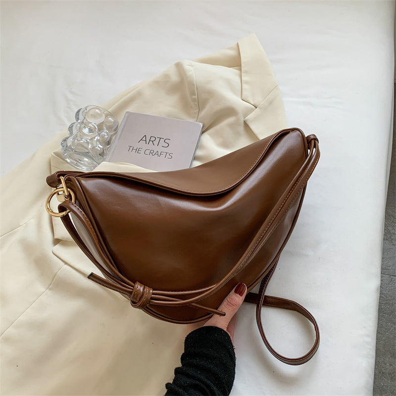 Niche Underarm Soft Skin Crescent Single Shoulder Crossbody Bag