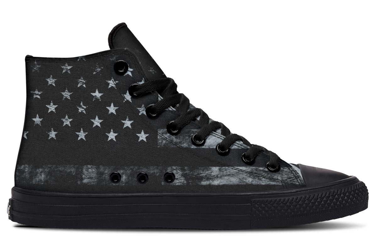 Men's And Women's Fashion Color Printing High-top Canvas Shoes