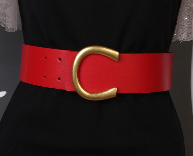 Coat Wide Belt Ladies Decorative Fashion Matching Dress