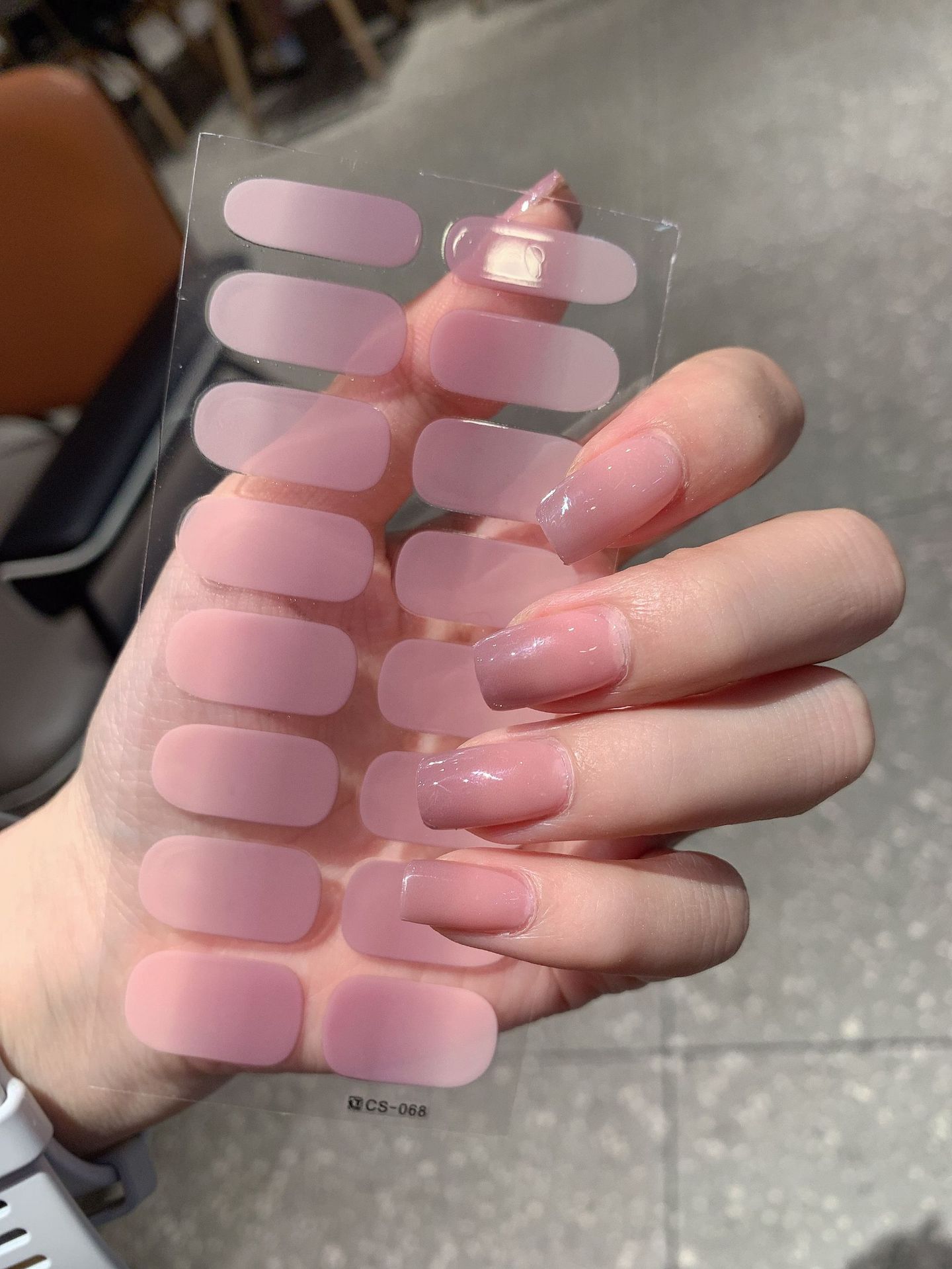 Gradient Color Nail Sticker Spring And Summer Comely Finger