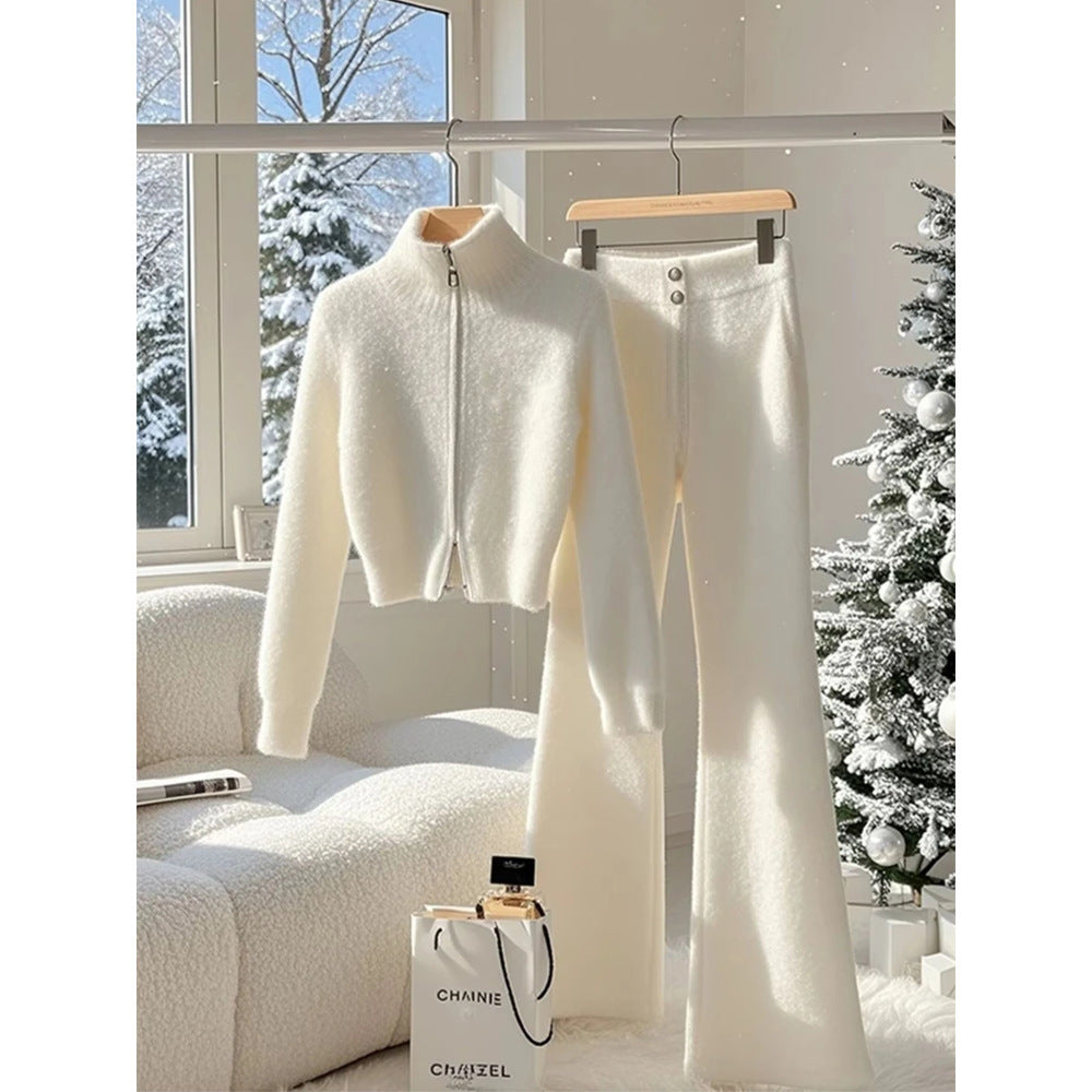 Womens Casual Sweater And Pants Set