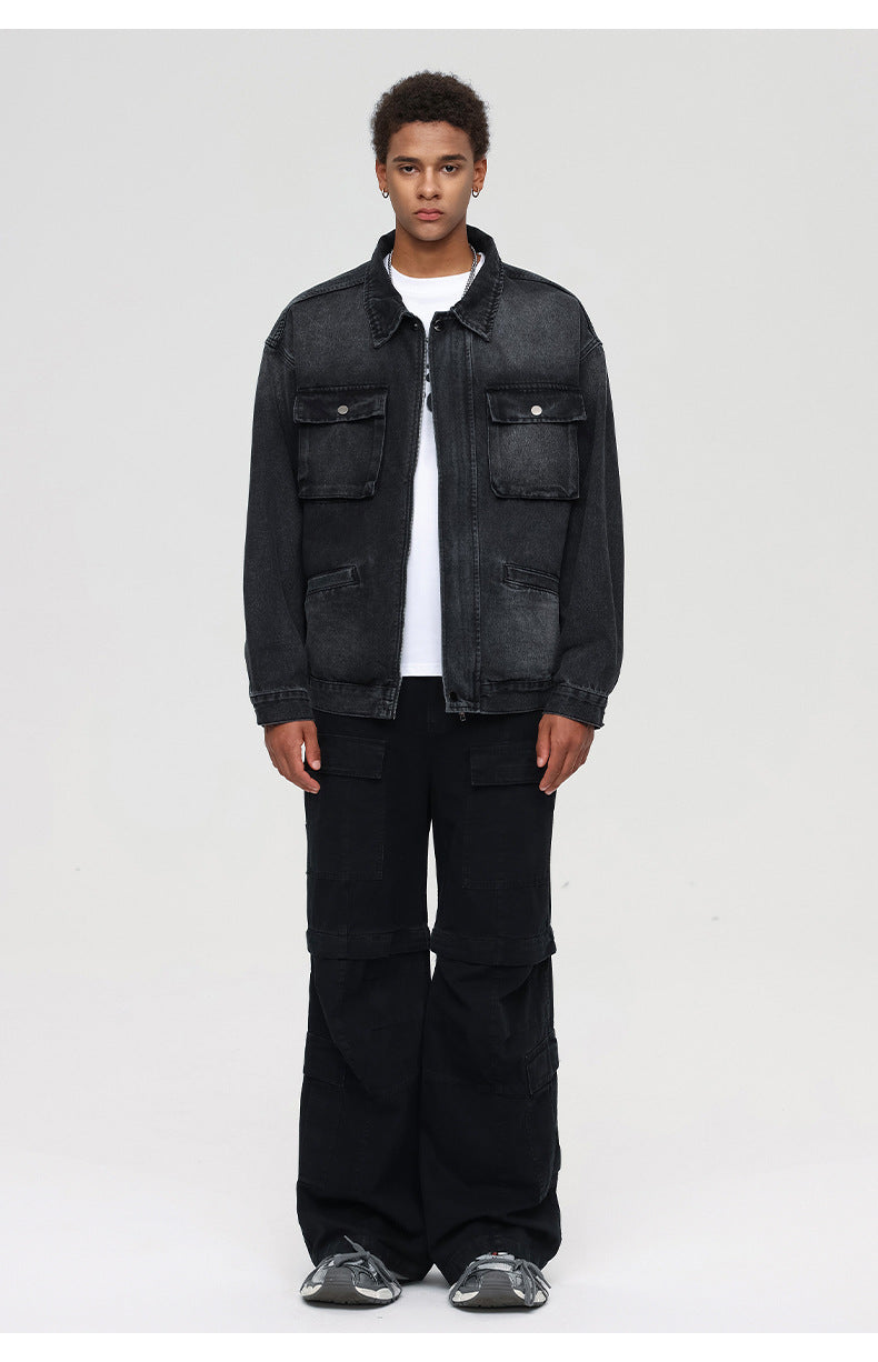 Men's Retro American Workwear Top