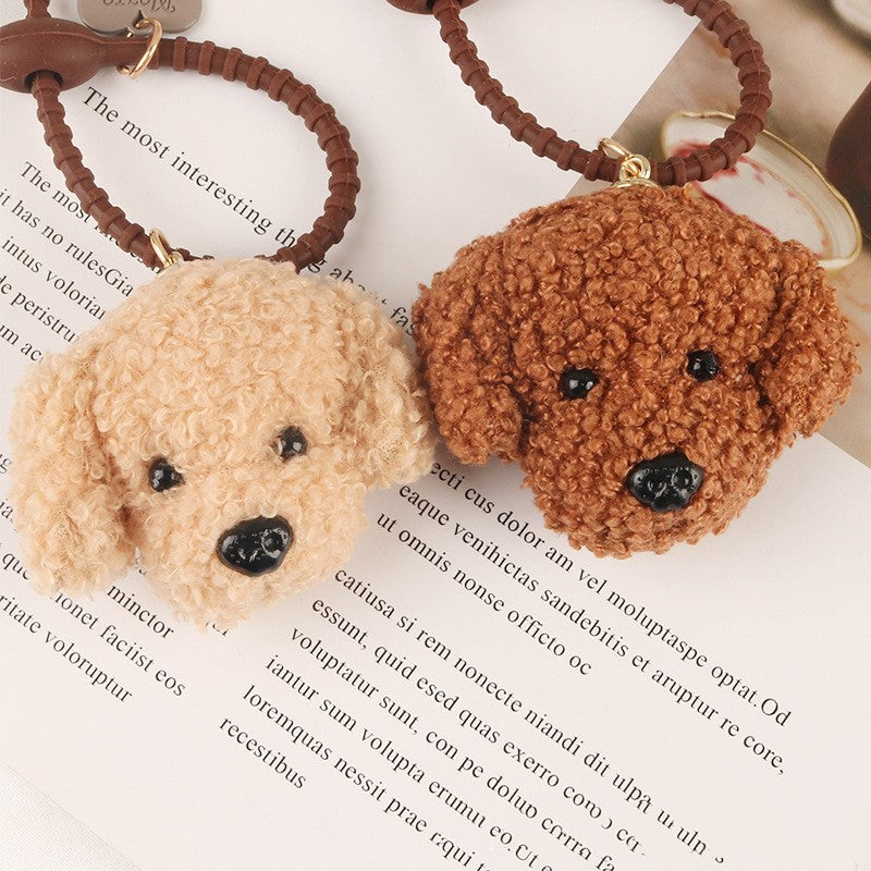 CharmCute Teddy Dog Soft Rubber Keychain Pendant Creative