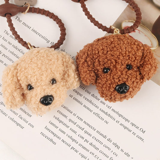 CharmCute Teddy Dog Soft Rubber Keychain Pendant Creative