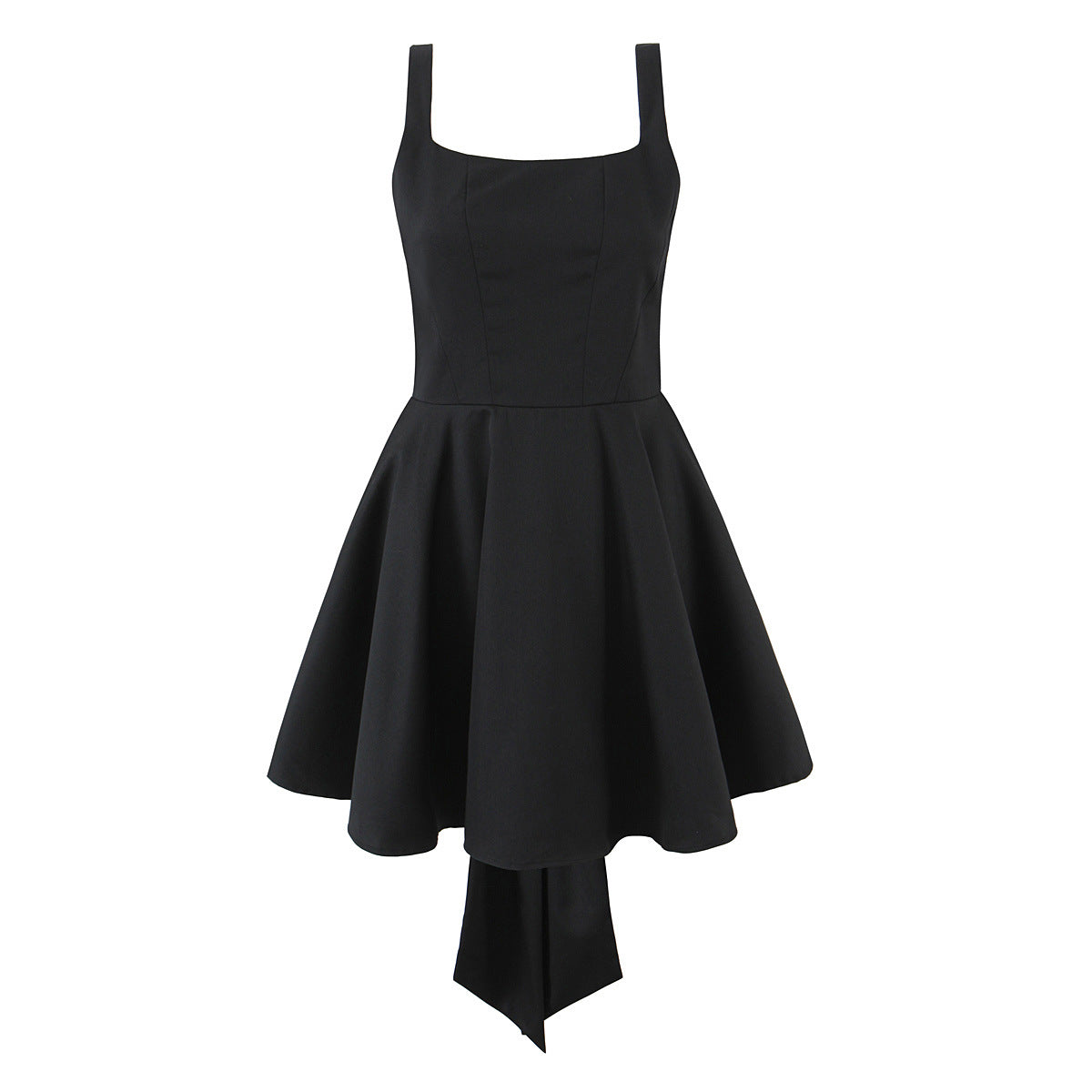 Casual Slim Fit Butterfly Bow Design Backless Dress
