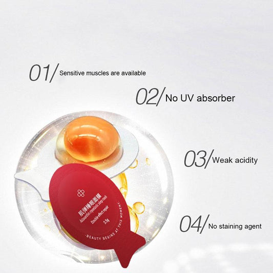 Astaxanthin Disposable Sleep AG Egg Mask Anti-sugar Moisturizing Smear Type