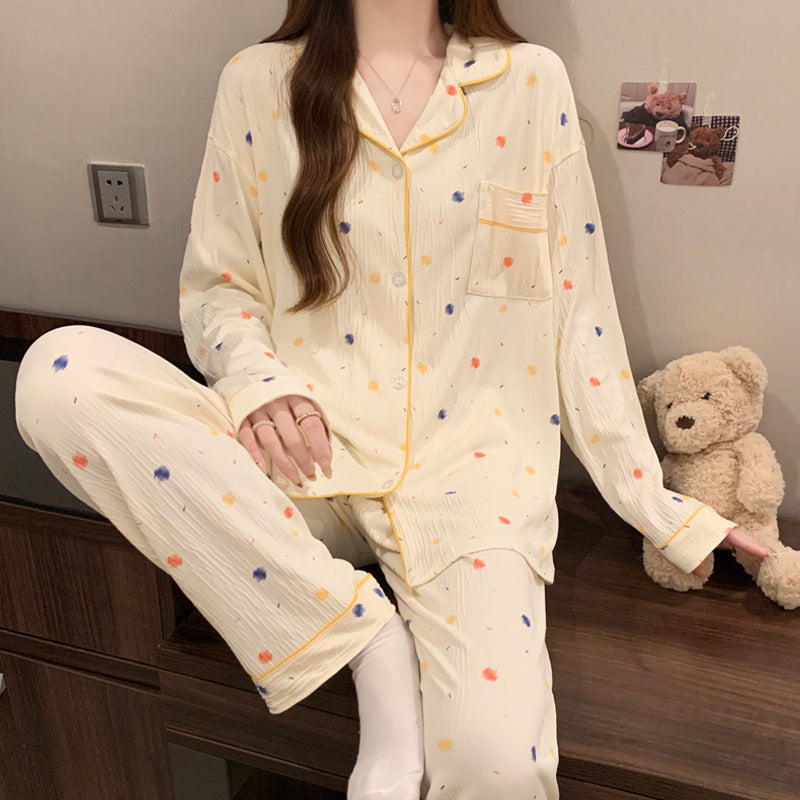 High-value Korean-style Wrinkled Fabric Womens Suit