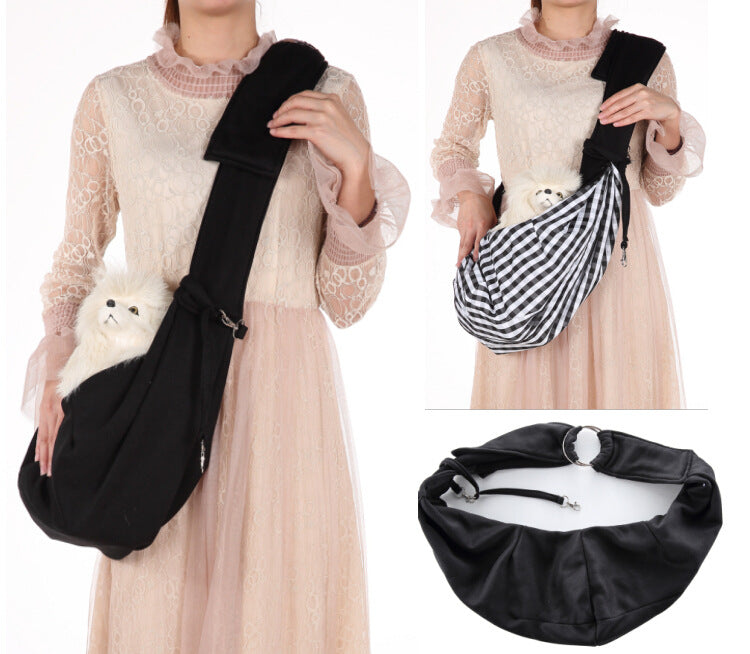 Pet Bag One-shoulder Skew Spanner Breathable Dog