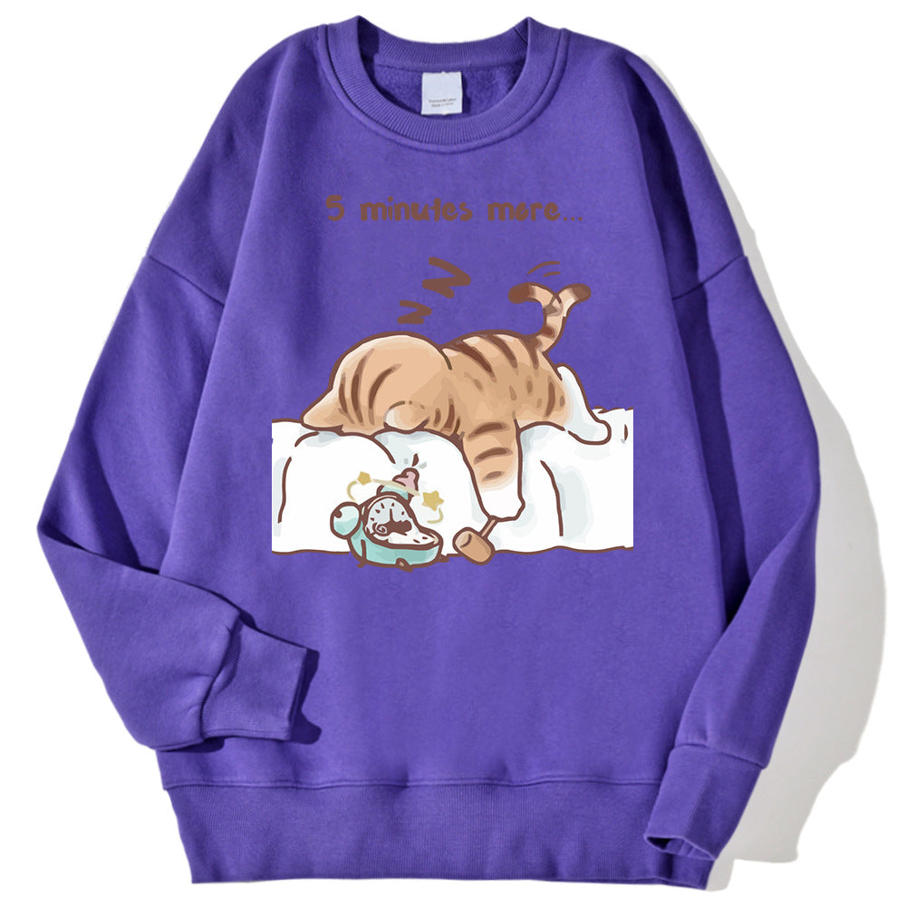 Let Me Sleep For Another Five Minutes Man Sudadera Korean Sweatshirt