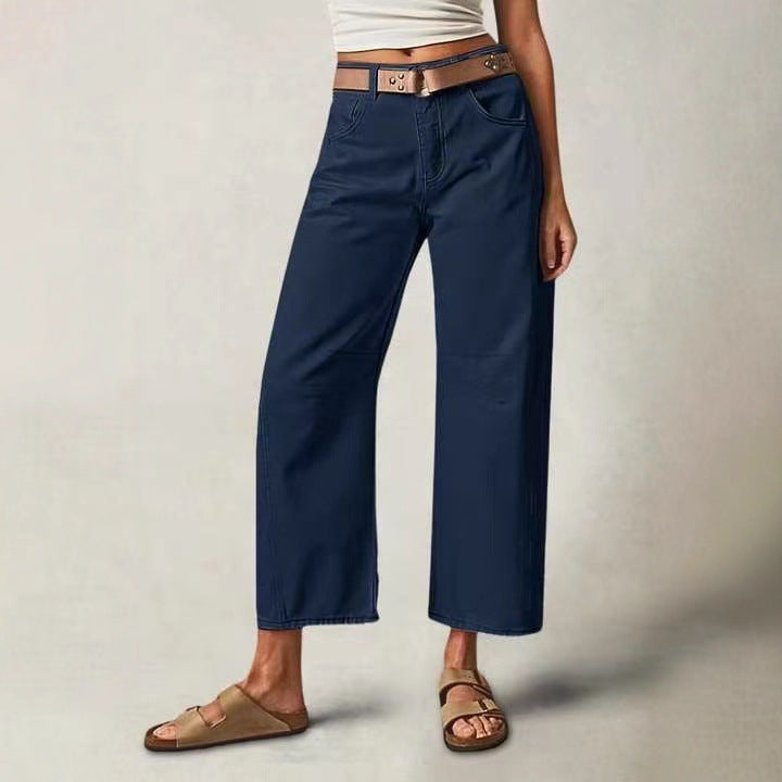 Casual Slim Fit All-matching Straight Jeans