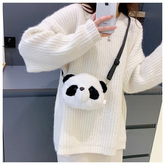 Panda Rygsæk Dukketelefon Skuldertaske Plyslegetøj