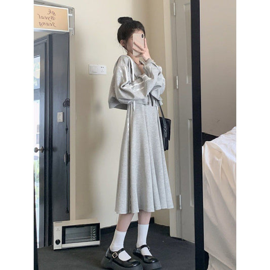 Women's Sports Suit Skirt Coat Temperament Leisure