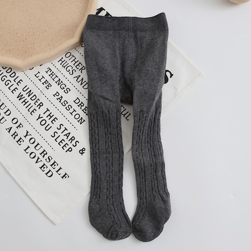 New Twist Children's Pantyhose Comfortable Outing Baby Leggings