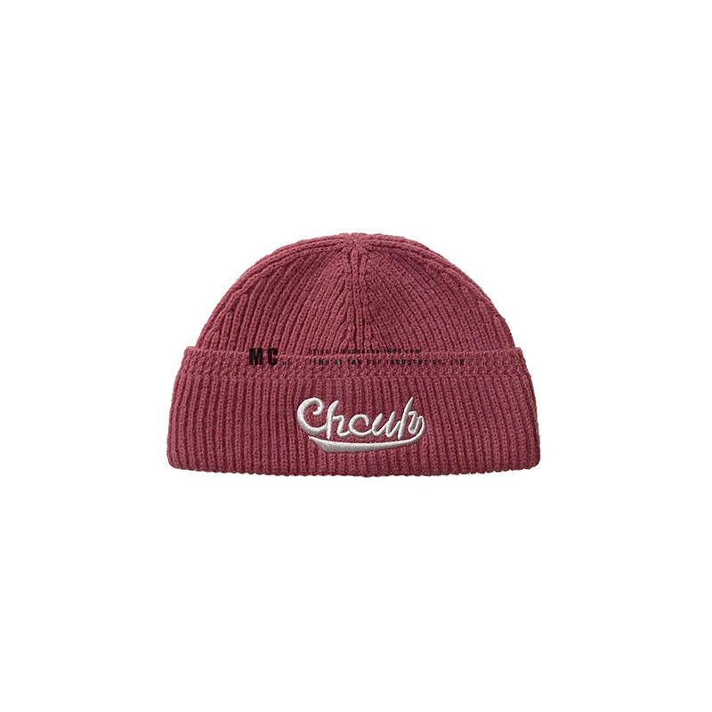 Women's Embroidered Letters Knitted Hat