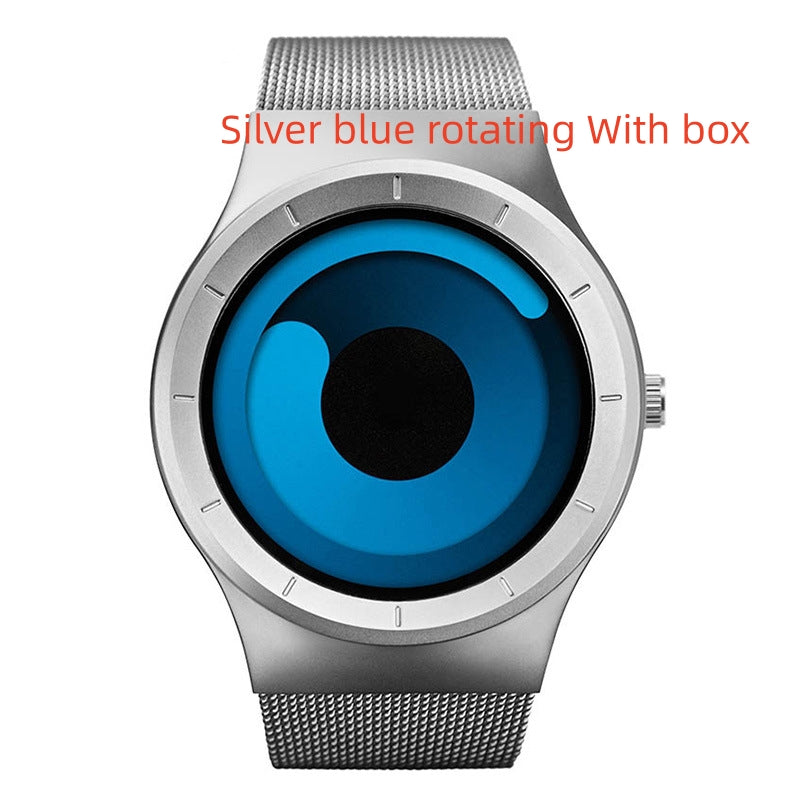 Casual Stainless steel Mesh Band Unisex Watch
