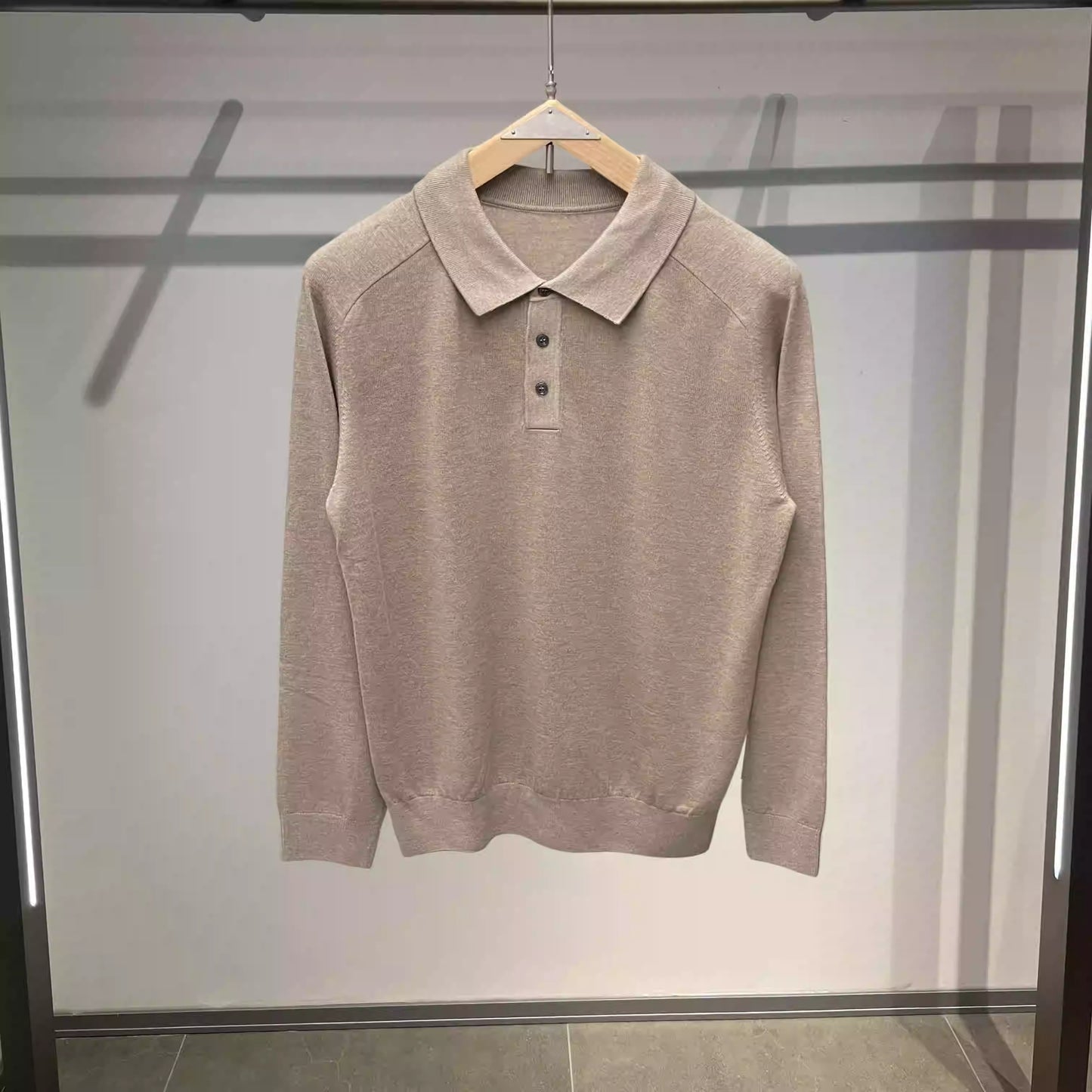 Men's Long-sleeved Sweater Lapel Comfortable Sweater