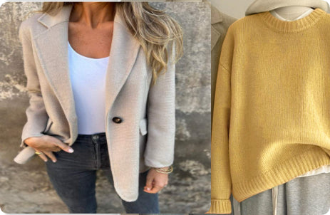 Loose Idle Style Sense Of Relaxation Round Neck Base Inner Sweater