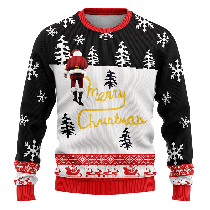 printed Ugly Christmas Sweater For Men 3D