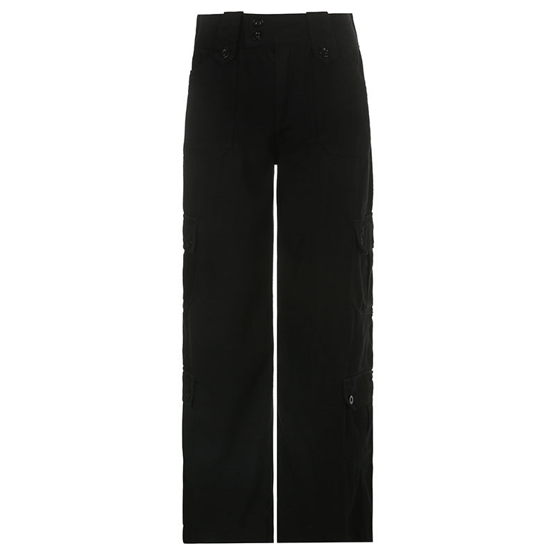 Hot Girl Fried Street Lige Casual Bukser Amerikansk Stil