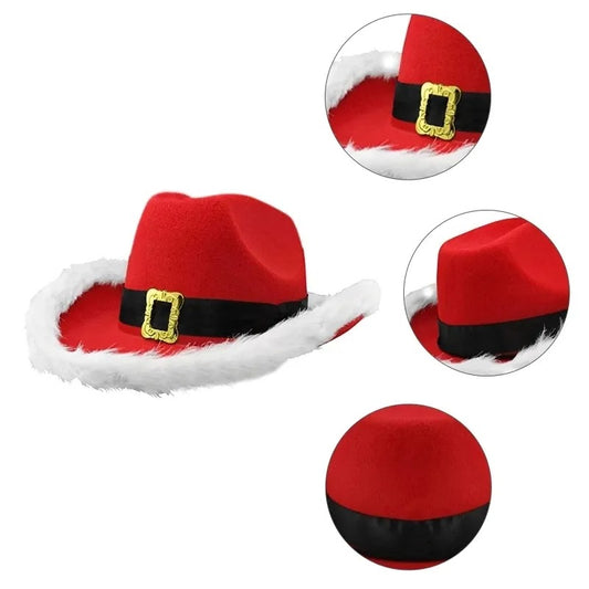 Christmas Party Gathering Led Colored Lamp Cowboy Hat