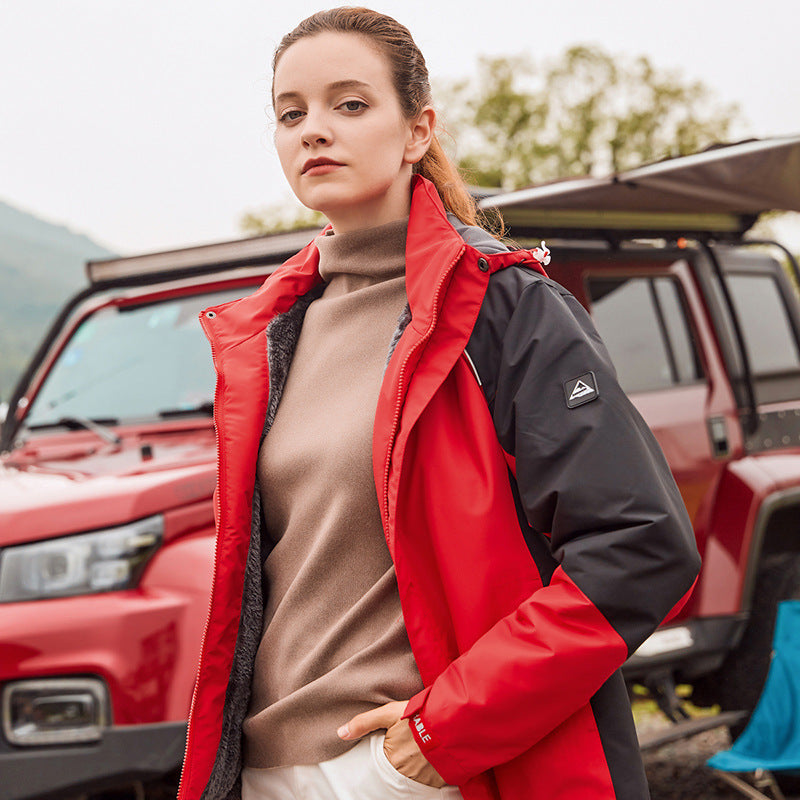 Outdoor Warm And Windproof Large Size Jacket