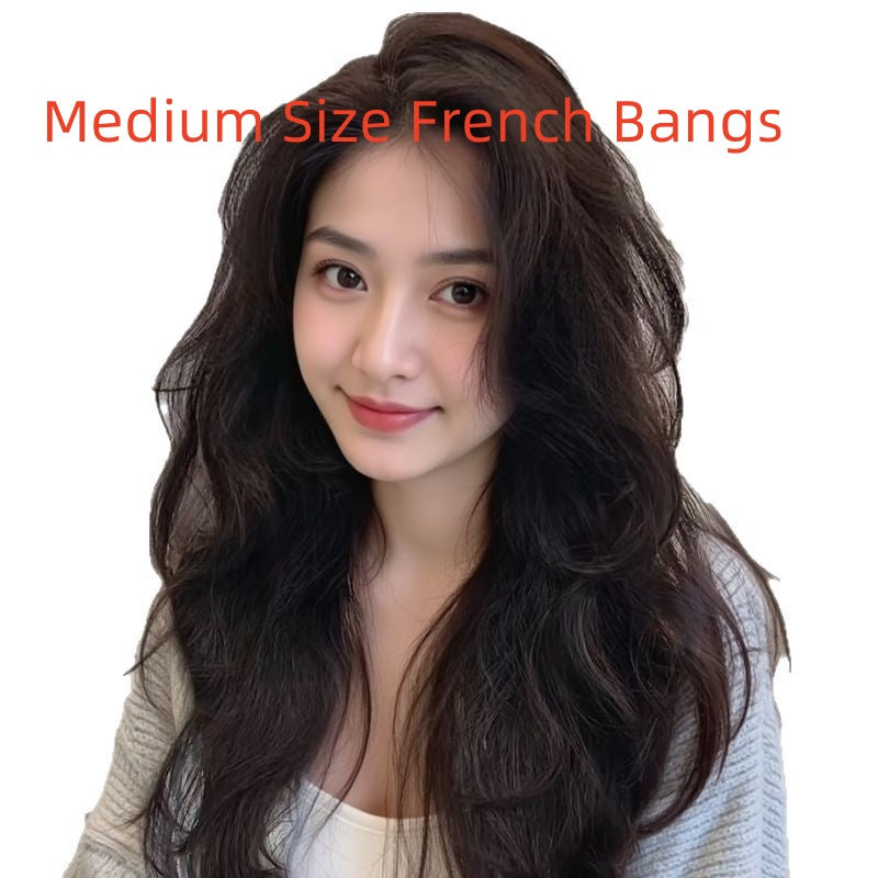 Long Curly Full Human Hair Full-head Wig