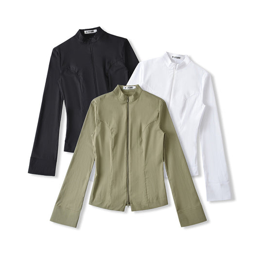 Lightweight Breathable Outdoor Sports Zipper Shirt