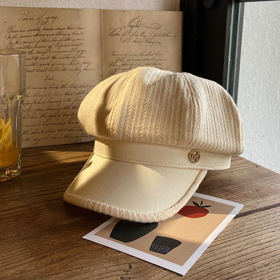 Fashion Personality Leather Beret Children