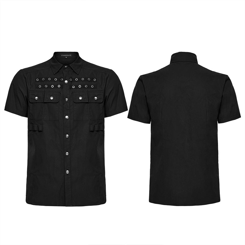 Punk State Original Menswear Street Rock Japanese Shirt