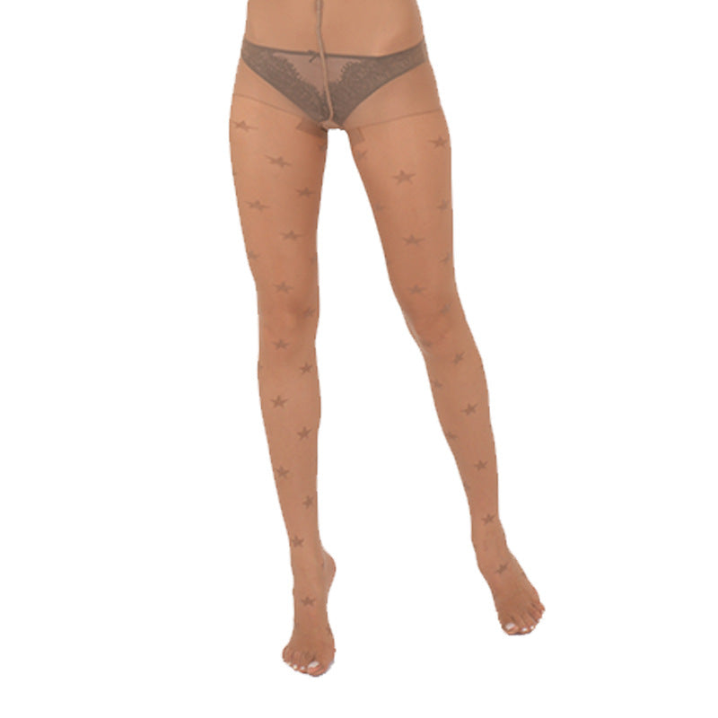 Slim Slimming 40D Jacquard Lace Stockings