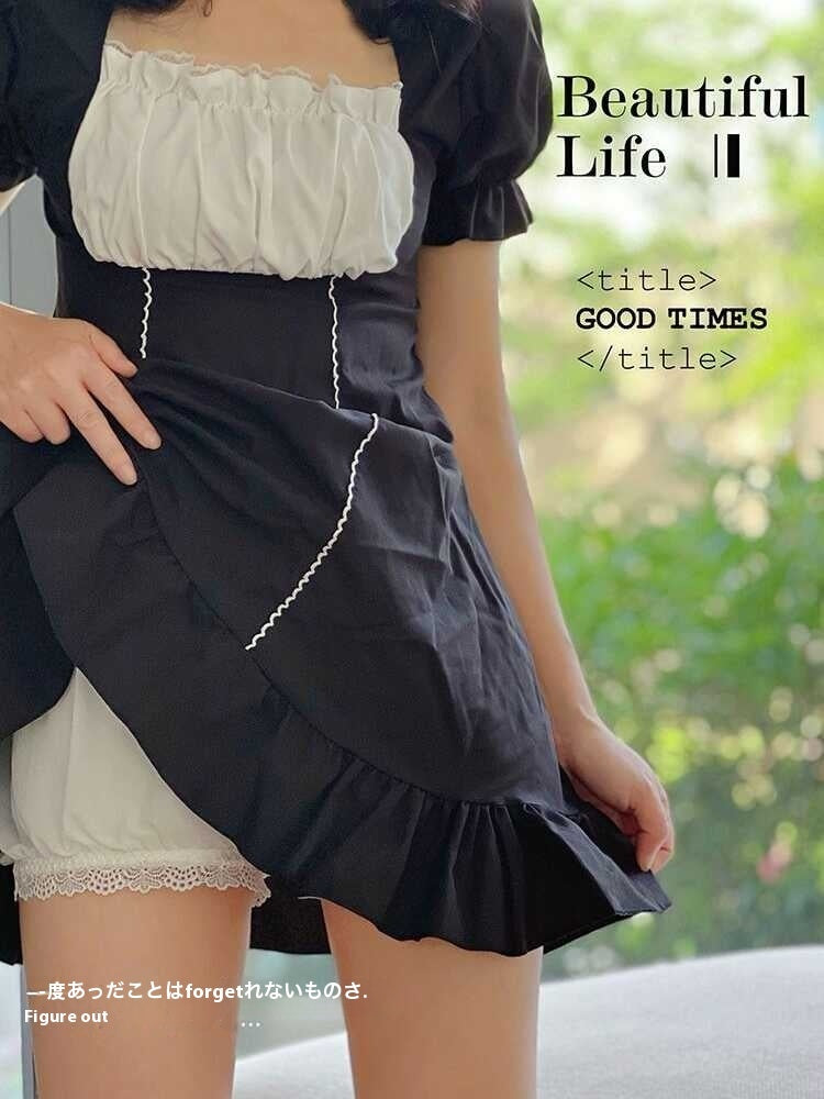 Anti-exposure Lace Non-curling Bottoming Safety Shorts