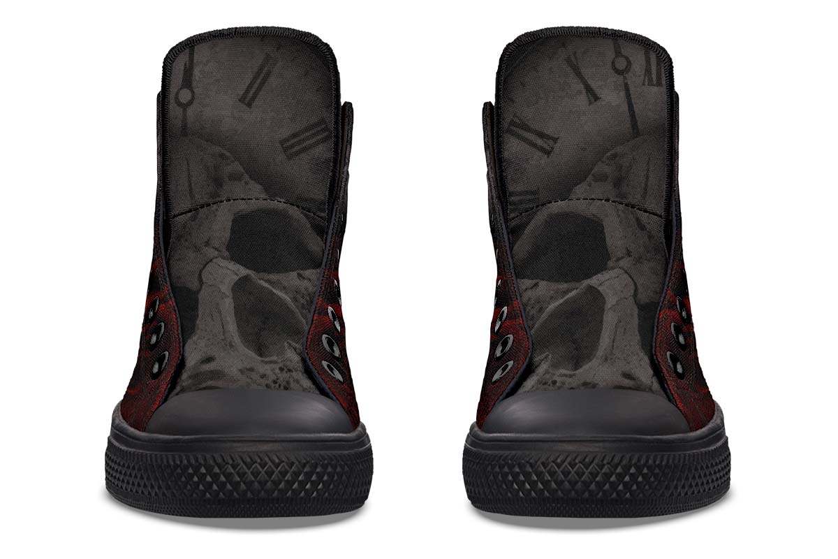 Printed Couple High-top Canvas Shoes