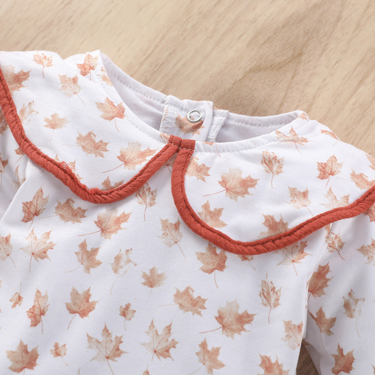 Baby Girl Doll Collar Long Sleeve Romper