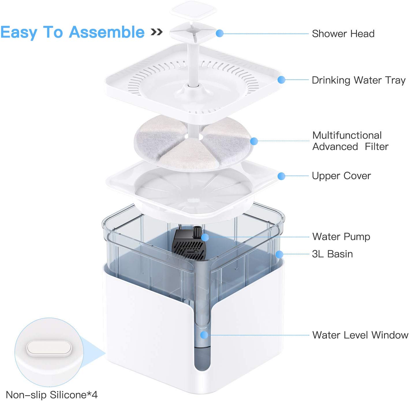 Automatic Water Dispenser Activated Carbon Filter Element Cat