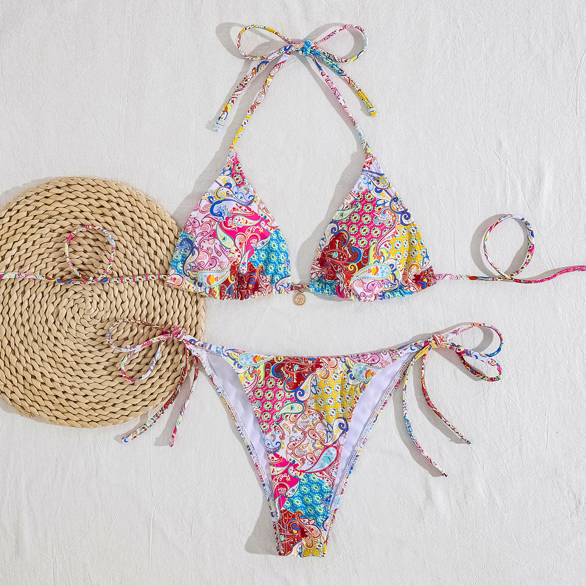 Lace-up Swimwear Deluxe Bikini Set