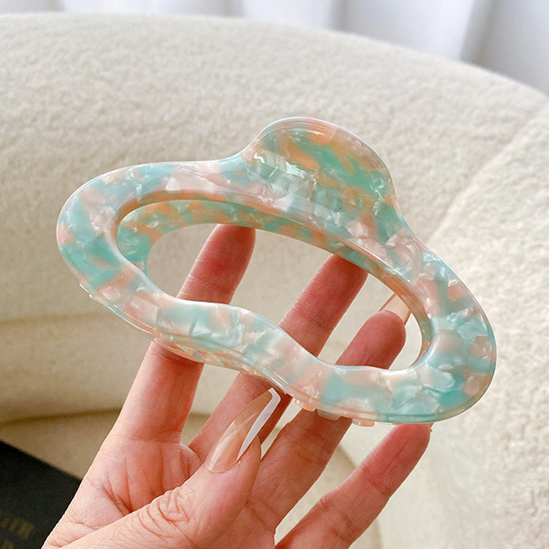 Ornament 4mm Thickened Cellulose Acetate Sheet Grip Barrettes