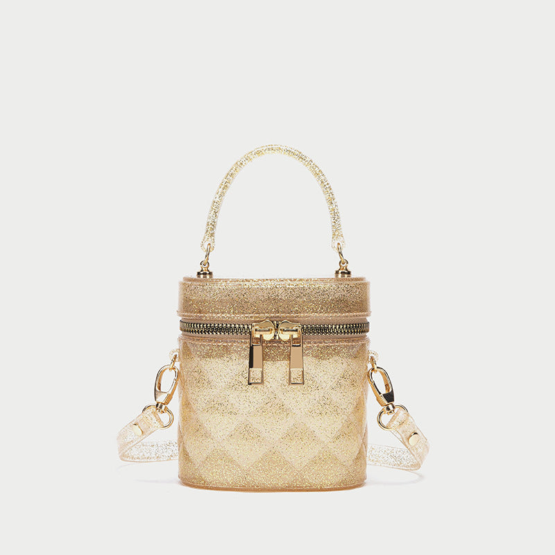 New Jelly Bag Women's Shoulder Messenger Bucket Bag