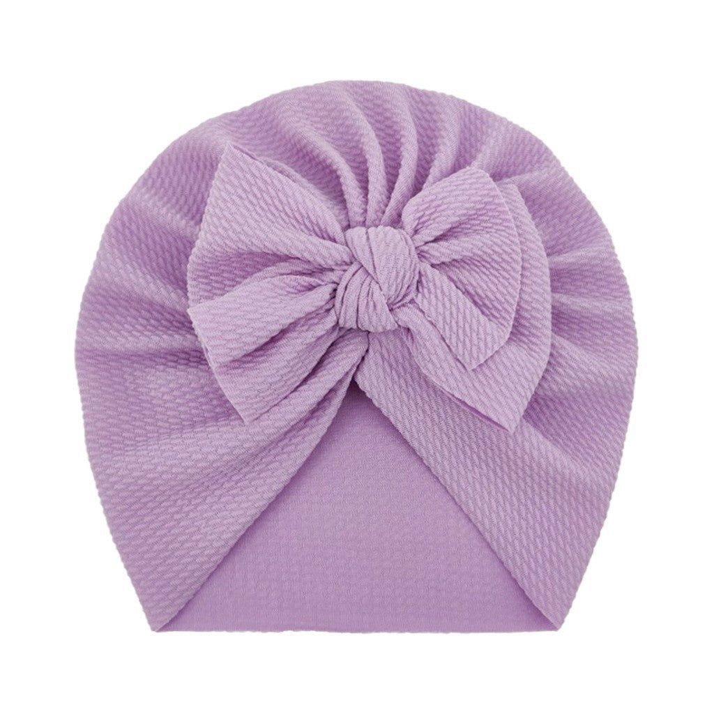 European And American Children's Cute Warm Tire Hat With Bow