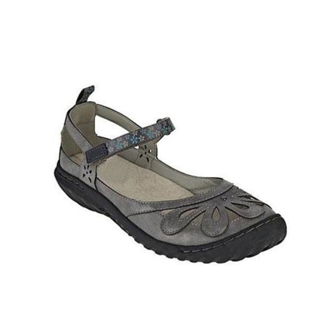 Plus Size Casual Fashion Hollowed-out Embroidered Sandals Round Toe Wedge